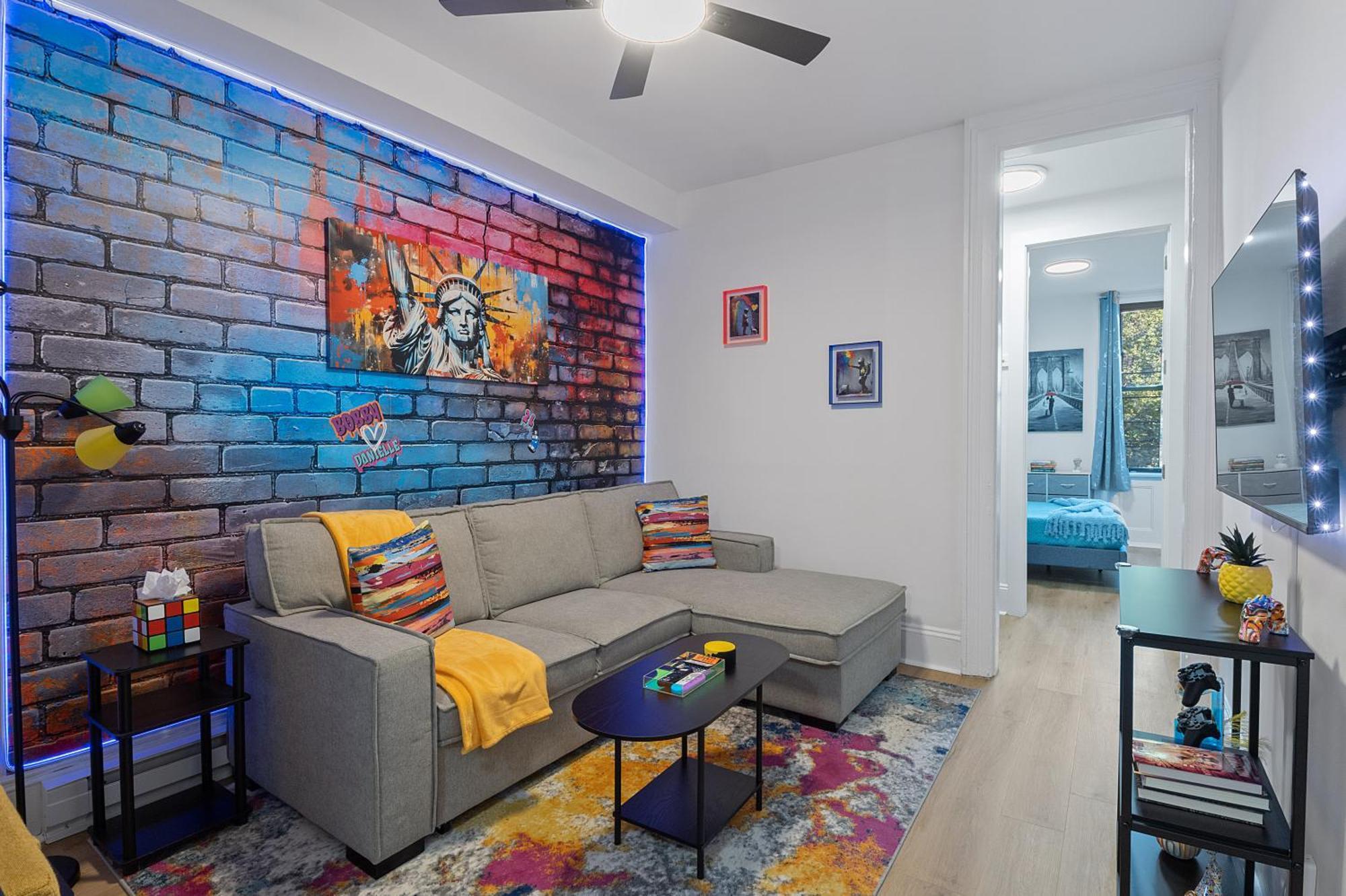 Funky & Colorful Urban Getaway, 20 Minutes To Nyc Apartment Hoboken Exterior foto