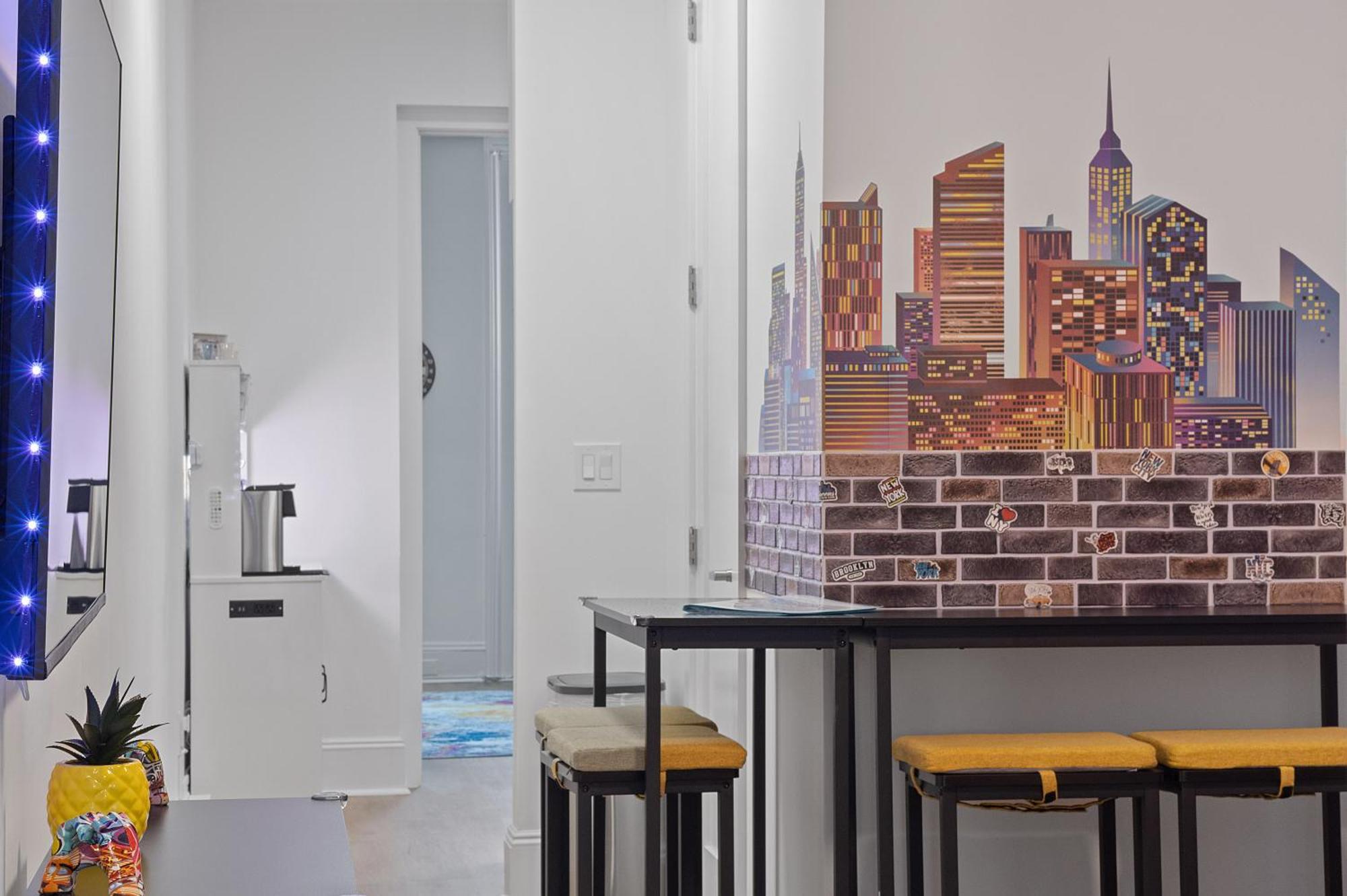 Funky & Colorful Urban Getaway, 20 Minutes To Nyc Apartment Hoboken Exterior foto